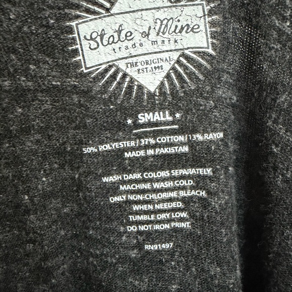 State of Mine Minnesota "Home" Graphic Tee - Heather Grey - Medium - Picture 3 of 6